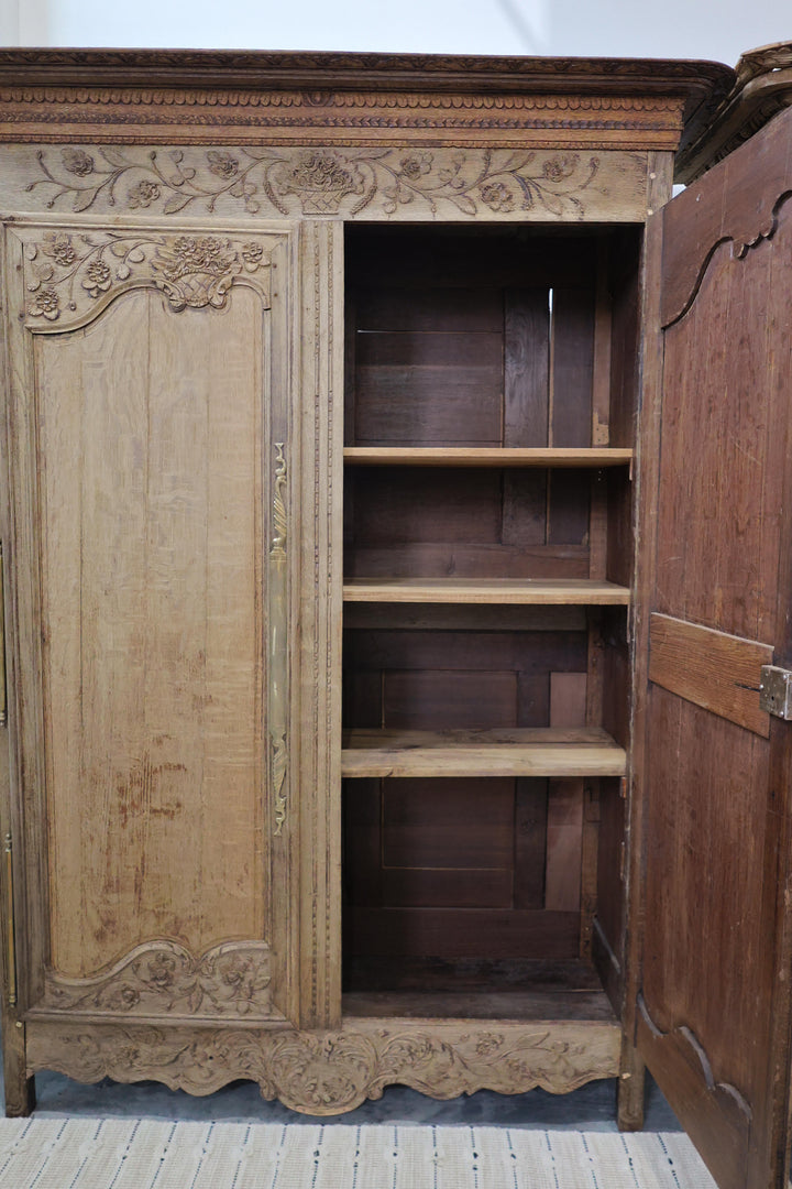 19th Century Marriage Armoire