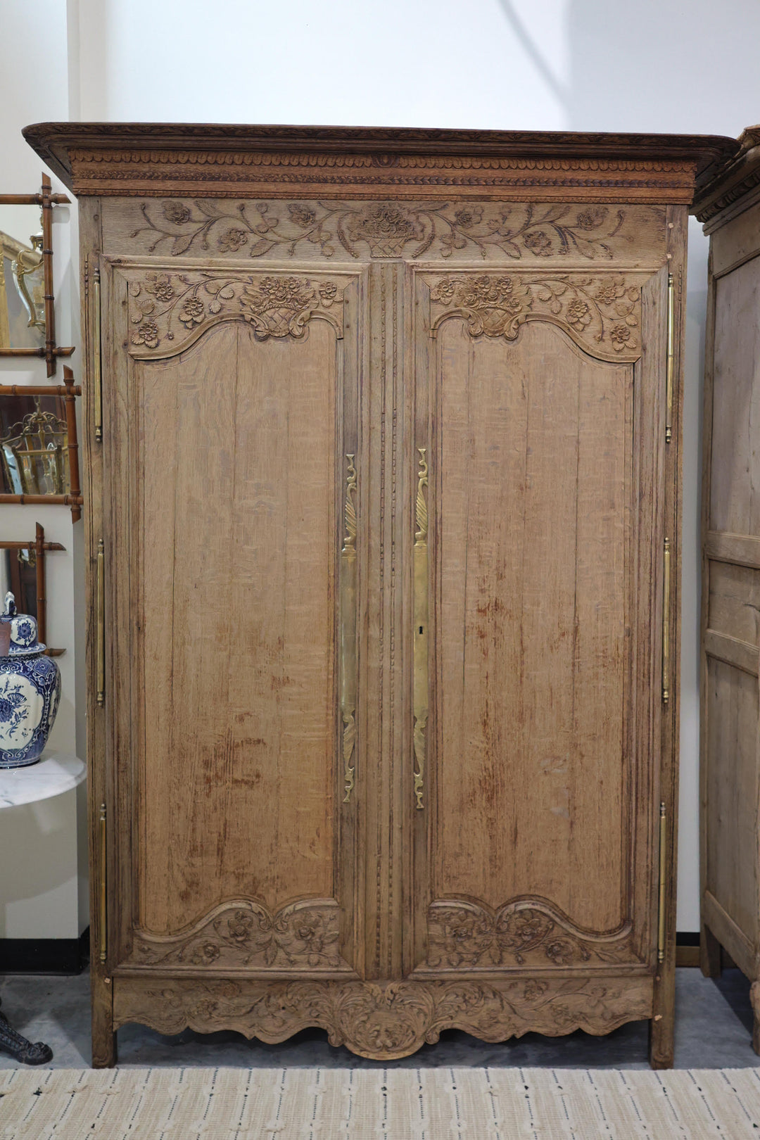 19th Century Marriage Armoire