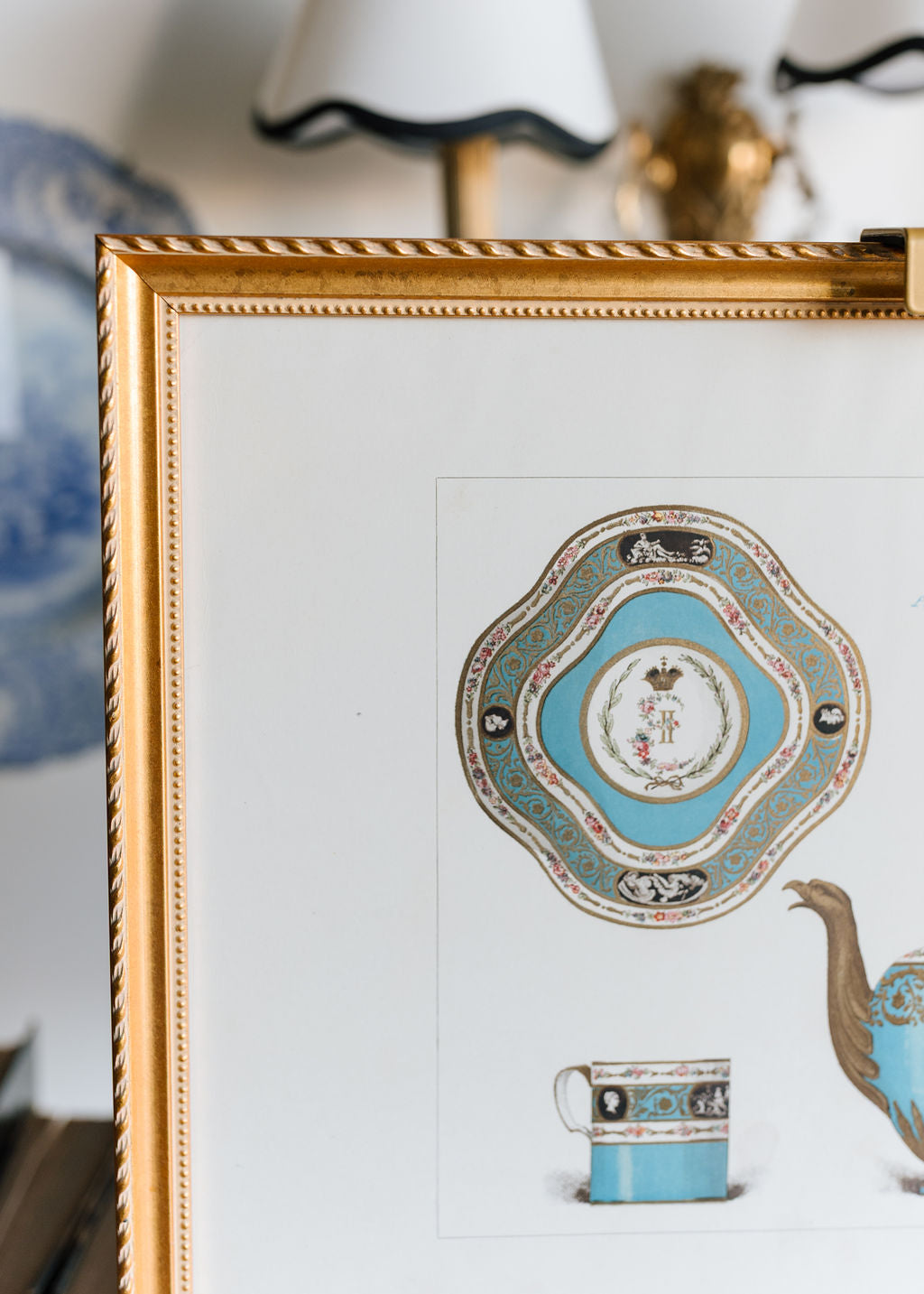 Sèvres Cameo Service of Catherine the Great, 19th Century French Chromolithograph