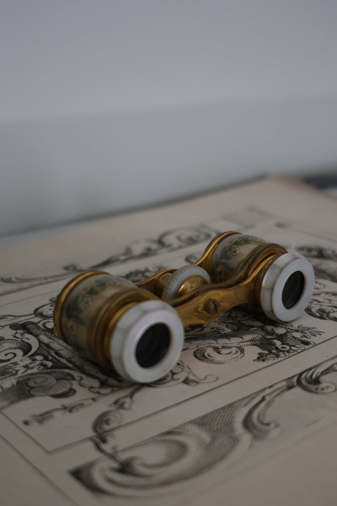 French Enamel Opera Glasses