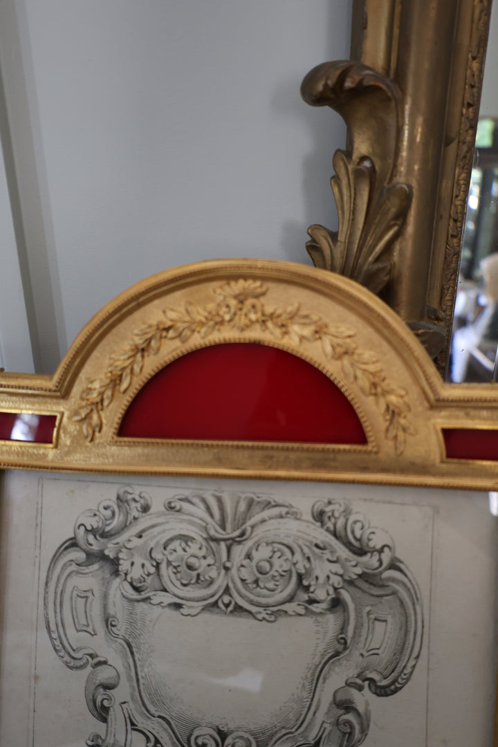 Large Gilt Bronze French Photo Frame
