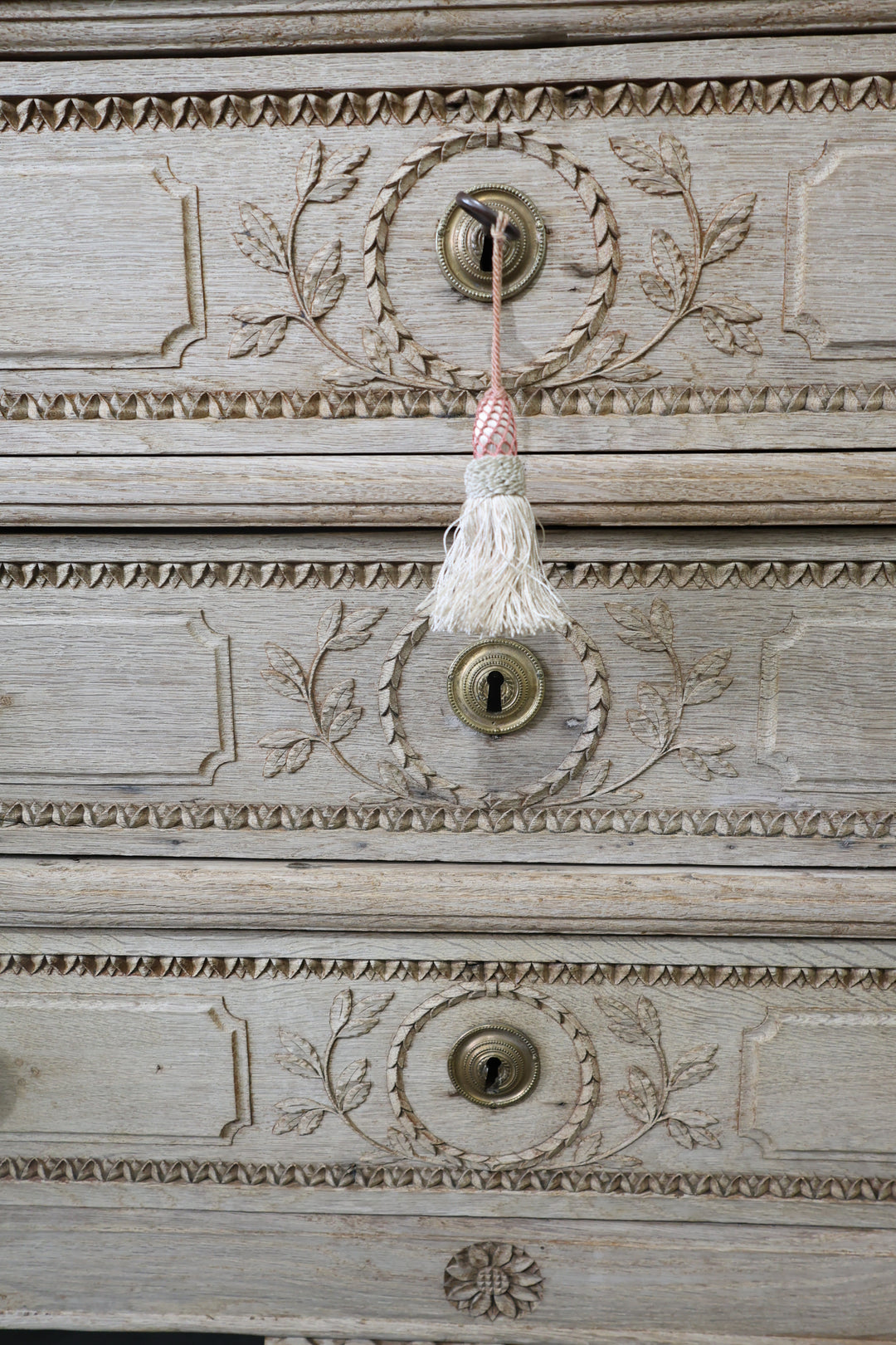 18th Century Louis XVI Bleached Oak Commode