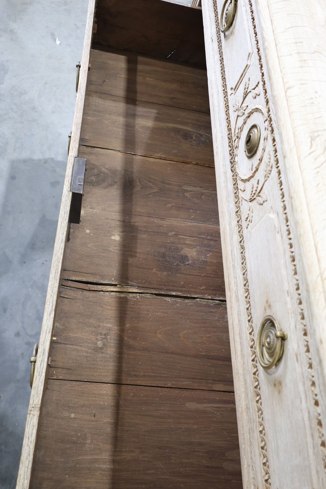 18th Century Louis XVI Bleached Oak Commode