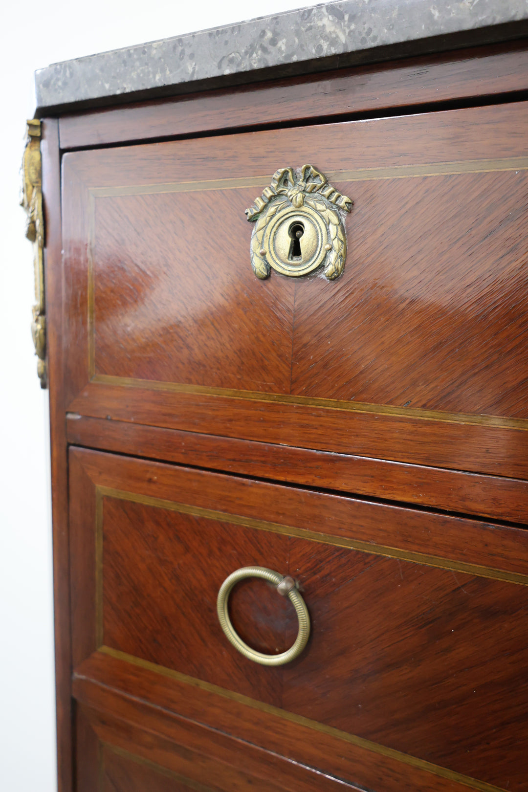 Louis XVI Revival Mahogany Semainier