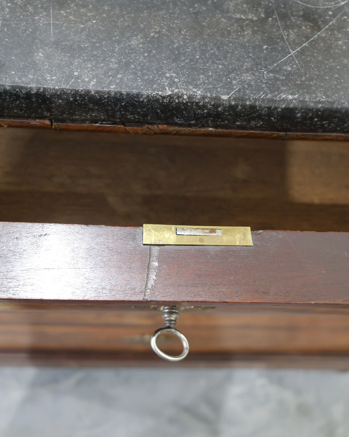 Louis Philippe Flame Mahogany Commode